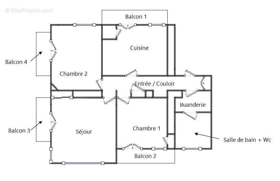 Appartement à THONON-LES-BAINS