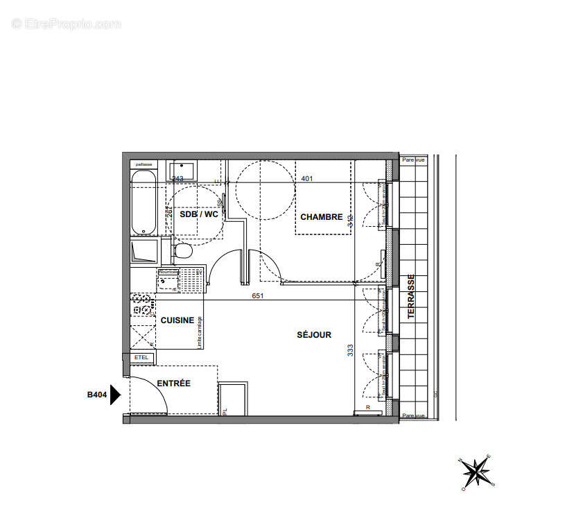 Appartement à LE PLESSIS-ROBINSON