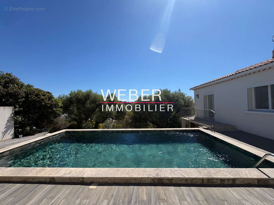 - ollioules - maison vue degagee + piscine - photo 3
