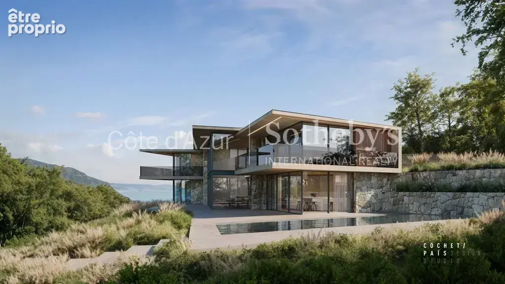 Théoule-sur-Mer: villa à rénover avec vue mer panoramique et projet approuvé - photo 4