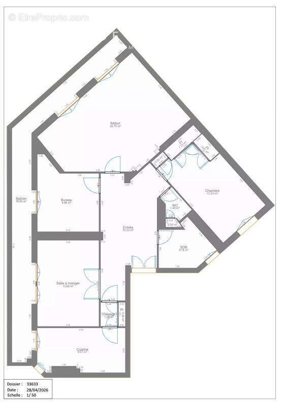 Appartement à PARIS-14E