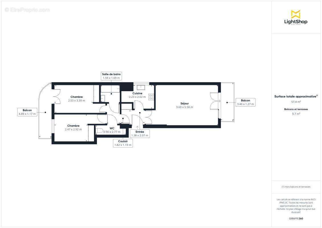 Appartement à VITRY-SUR-SEINE