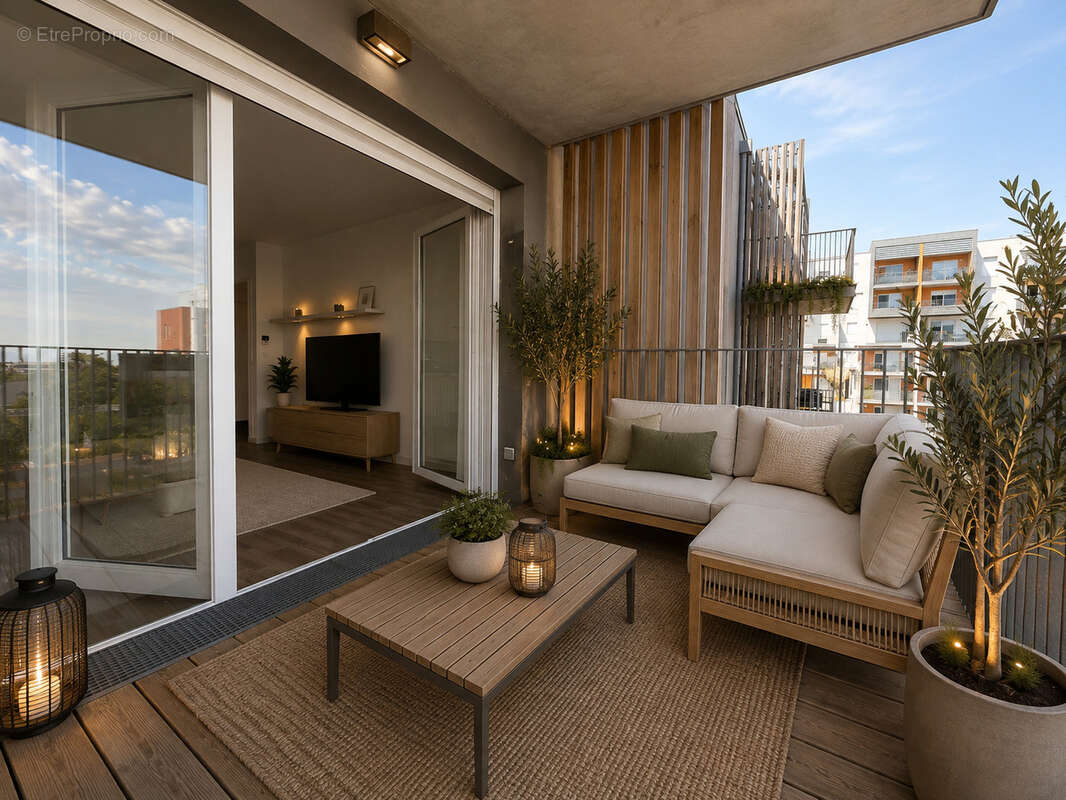 Appartement lumineux avec terrasse en résidence sécurisée - Saint-Nazaire Ouest - photo 3