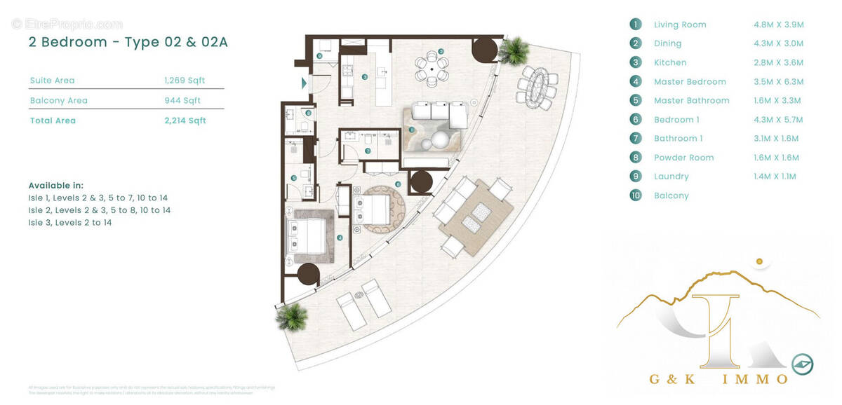 Appartement à PORT-SAINT-LOUIS-DU-RHONE