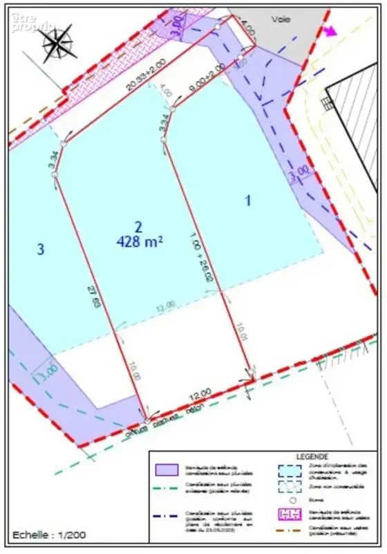 Terrain viabilisé de 428m2 à VANNES - photo 2