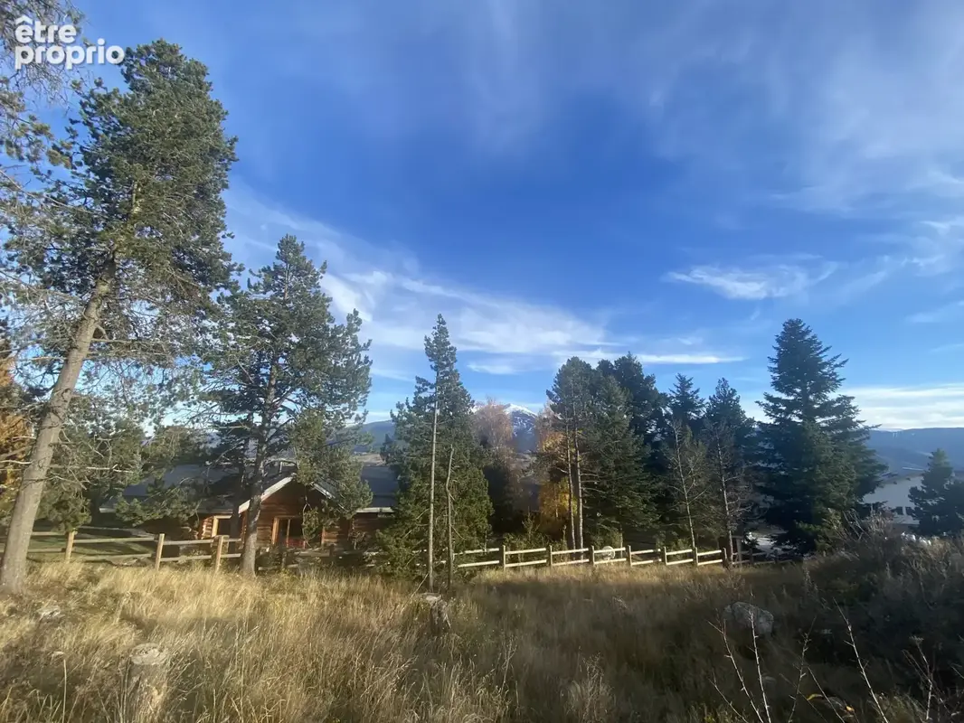 FONT-ROMEU - Vente terrain de 1021 m2 en première ligne pour construction chalet fustes - photo 3