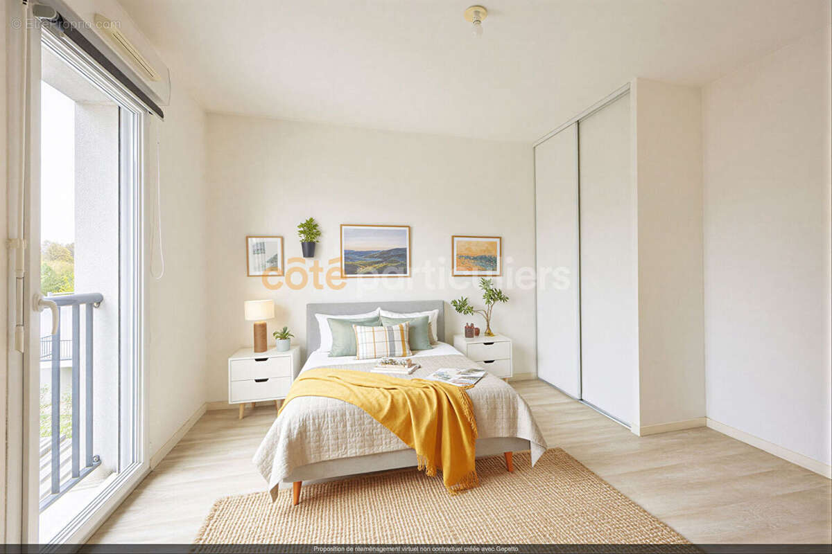 Nantes nord -- appartement t3 -- 60m2 -- terasse -- parking sécurisé - photo 6