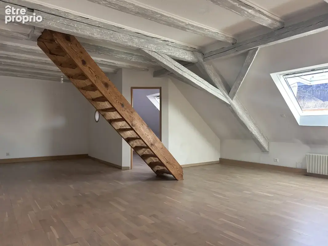 Duplex de caractere- 4 pieces dernier etage avec ascenseur -strasbourg centre 120 m2 au sol - photo 2