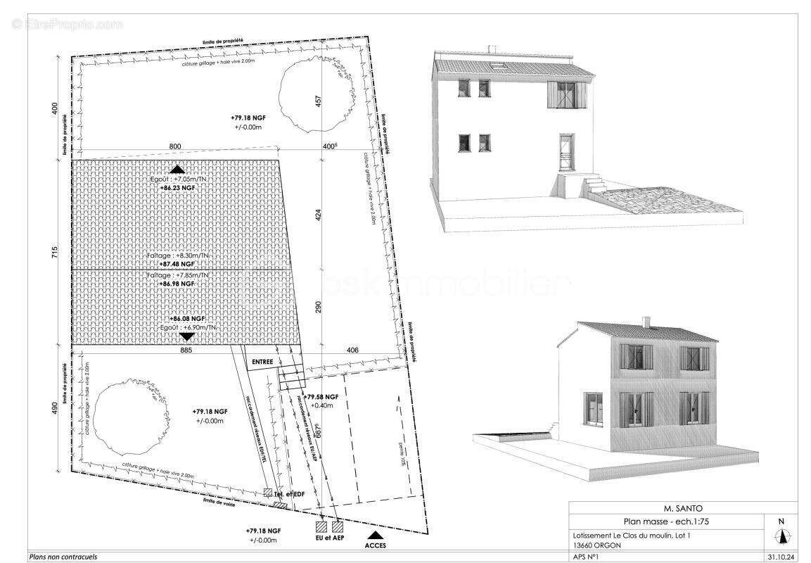 Proche du Village d'Orgon 13660 ,Votre projet , terrain constructible 222 m2 Viabilisé , Bonne Exposition , Secteur calme en ple - photo 4