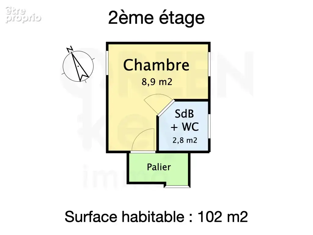 COLMÉRY (58350) - Maison 4 pièces 102 m2 - 627 m2 de terrain - photo 4