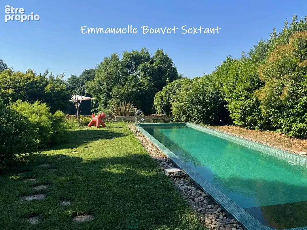 Superbe maison bourgeoise, proche Bergerac, très beaux volumes, jardin, garage, car-port, piscine, solarium, accès voie verte - photo 4