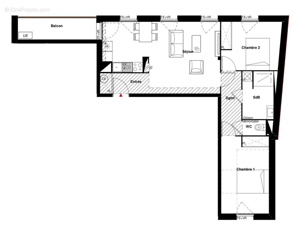 Appartement à LABARTHE-SUR-LEZE