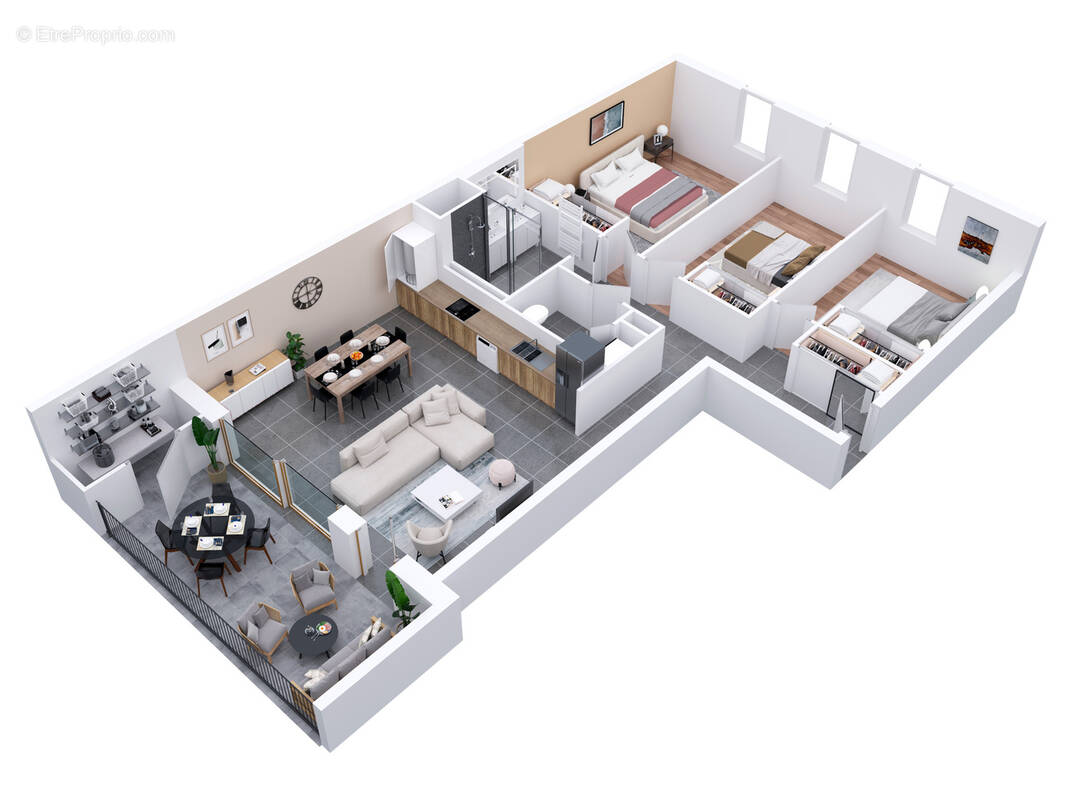 Appartement à AIX-LES-BAINS