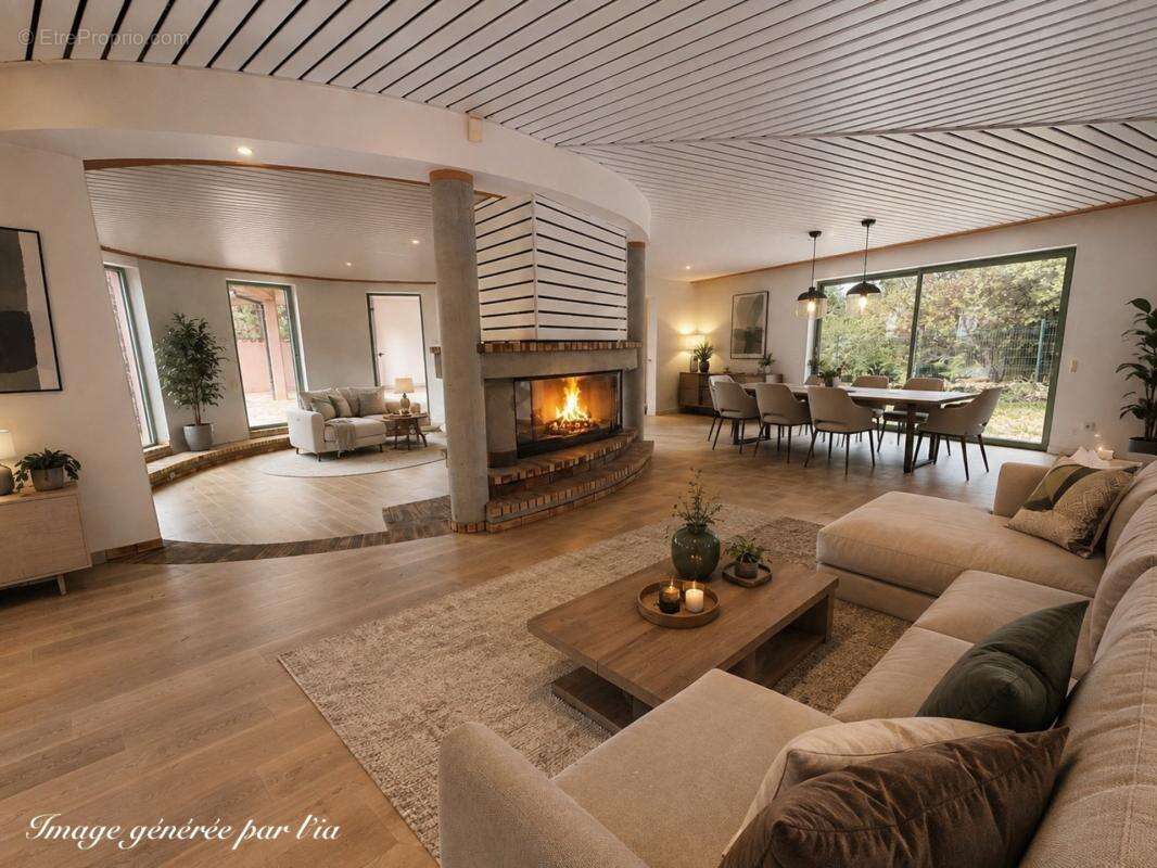 Maison d'architecte 190 m2 - 6 pieces - piscine - photo 6