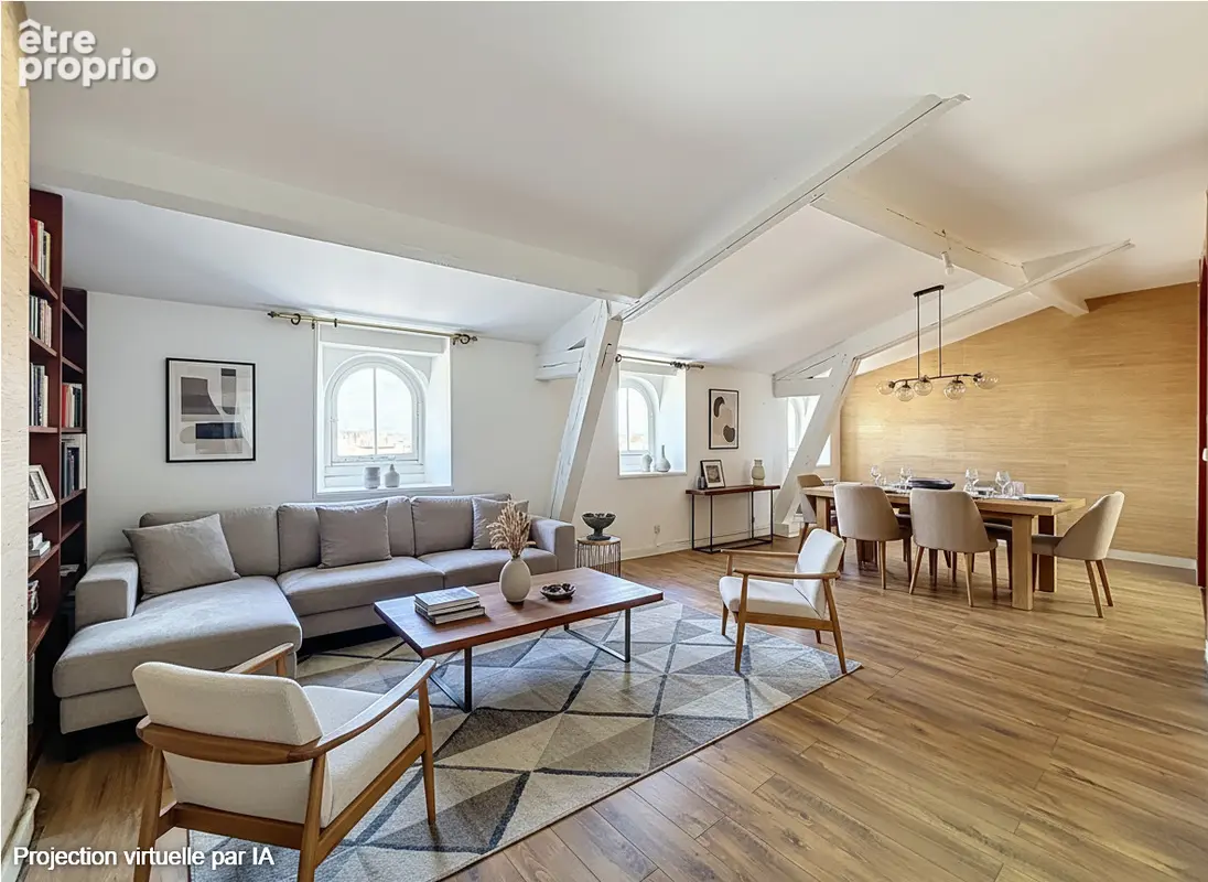 Appartement avec ascenseur , vue sur les toits de Bordeaux - photo 3