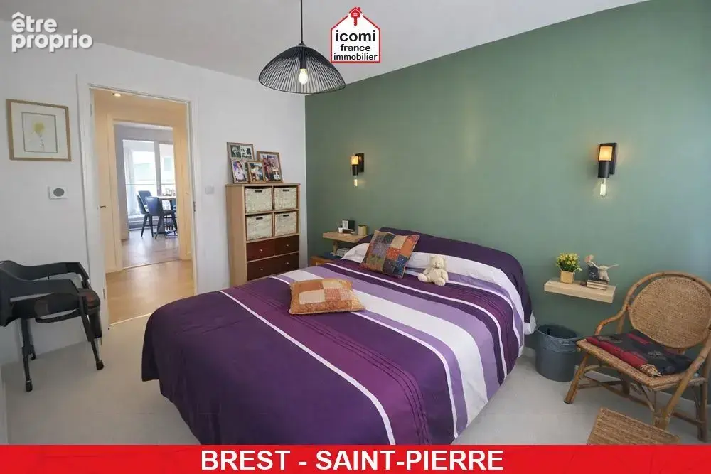Finistere - brest (29200) - superbe appartement 85 m² -  2 chambres - coup de coeur - dalle beton - place de parking libre - ren - photo 10
