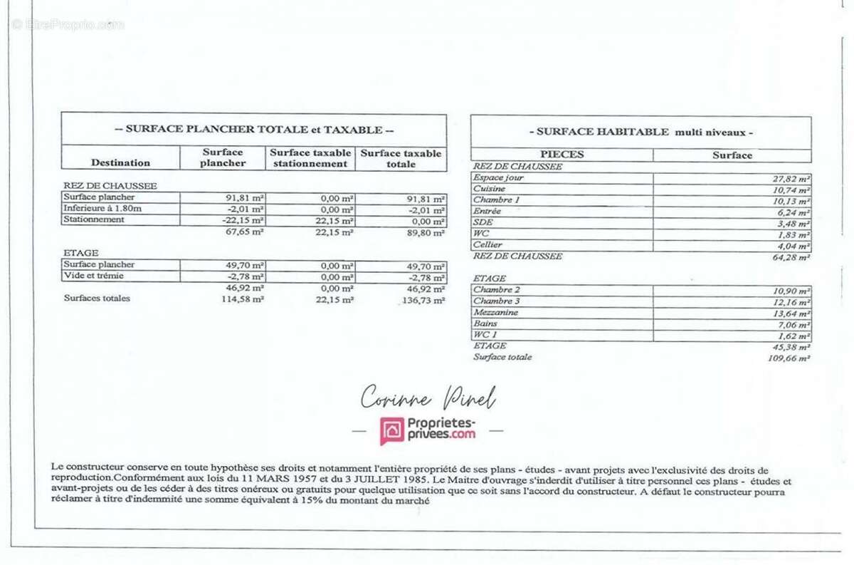 Maison à SAINT-LAURENT-DE-BREVEDENT