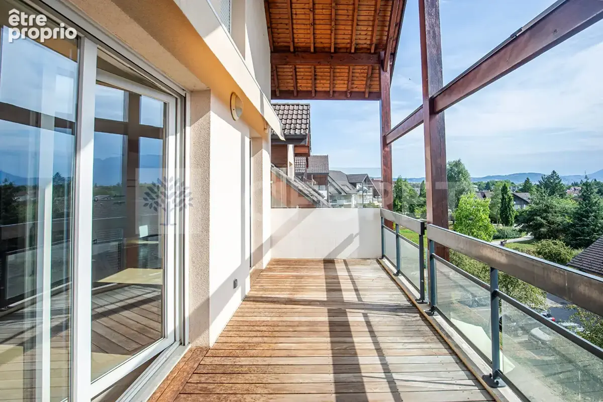 Agence immobiliere laforet - co-exclusivite - "muscari" - poisy - appartement duplex t3 de 114,66m² - terrasse 12,35m²  - cave - - photo 3