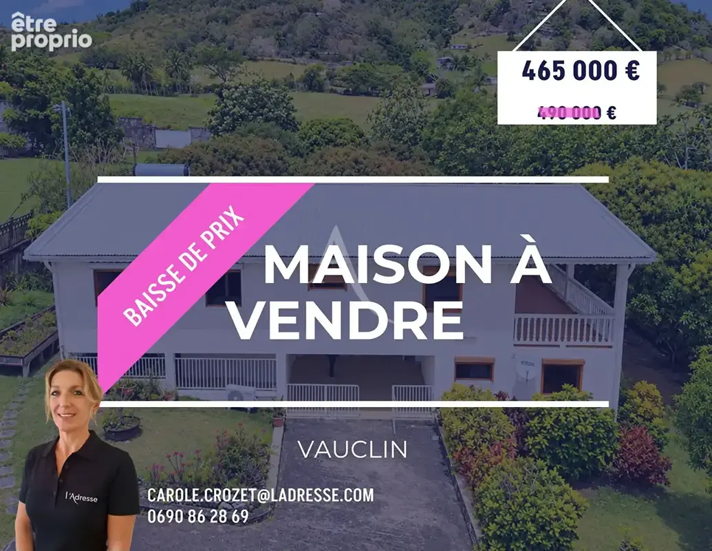 Maison à LE VAUCLIN