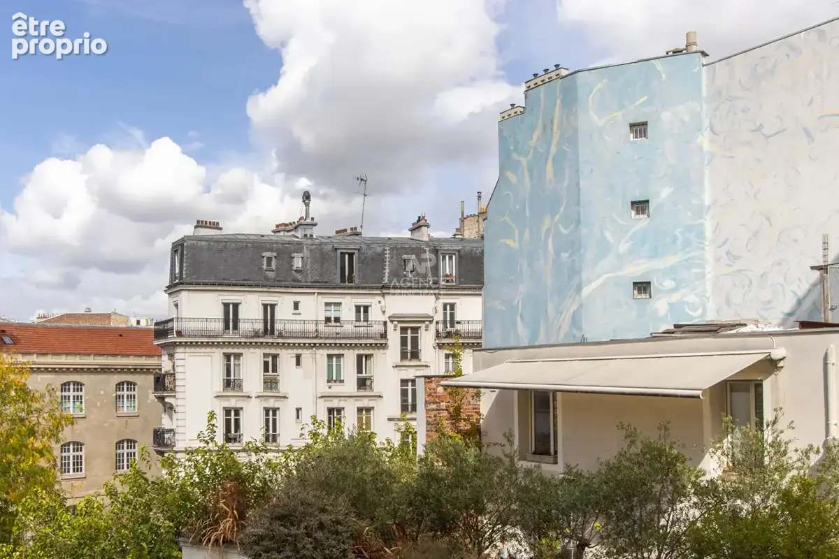 Paris 18eme - exclusivite - studio dernier etage - lamarck caulaincourt - photo 4