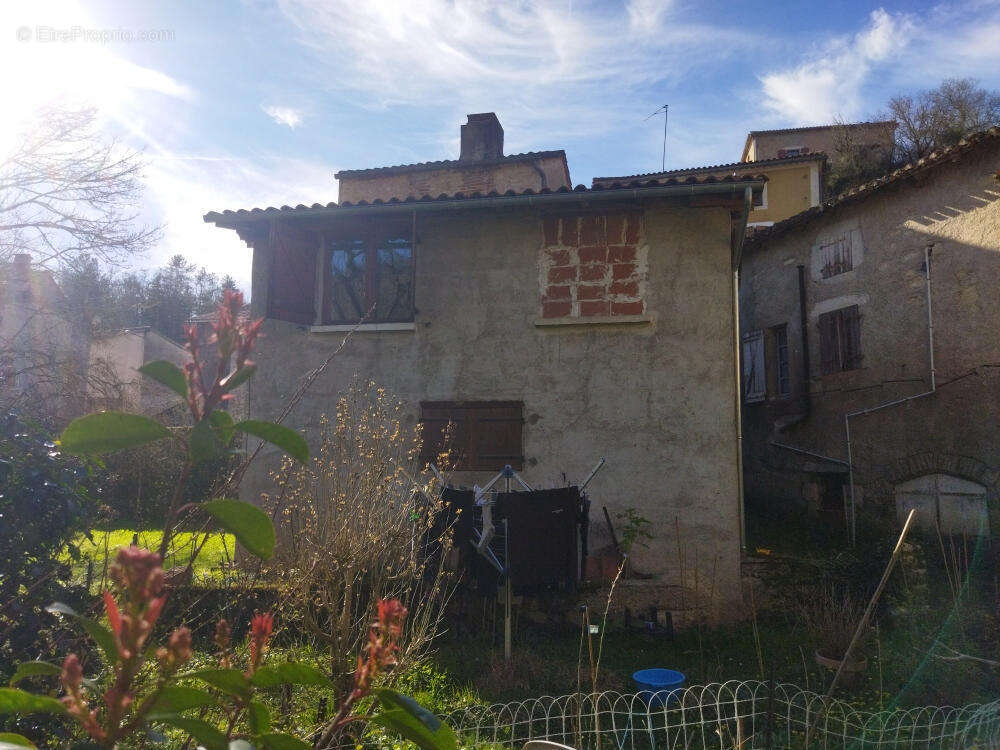 facade arriere - Maison à CAHORS