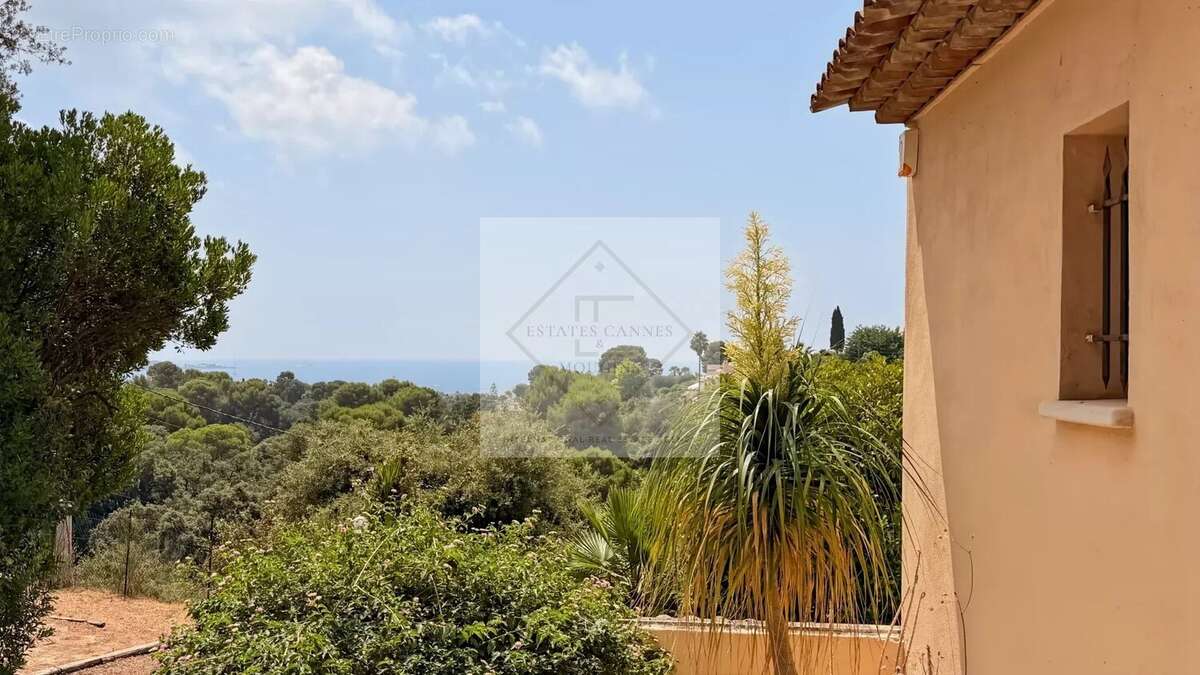 À vendre – villa de charme vue mer à antibes, calme absolu - photo 28