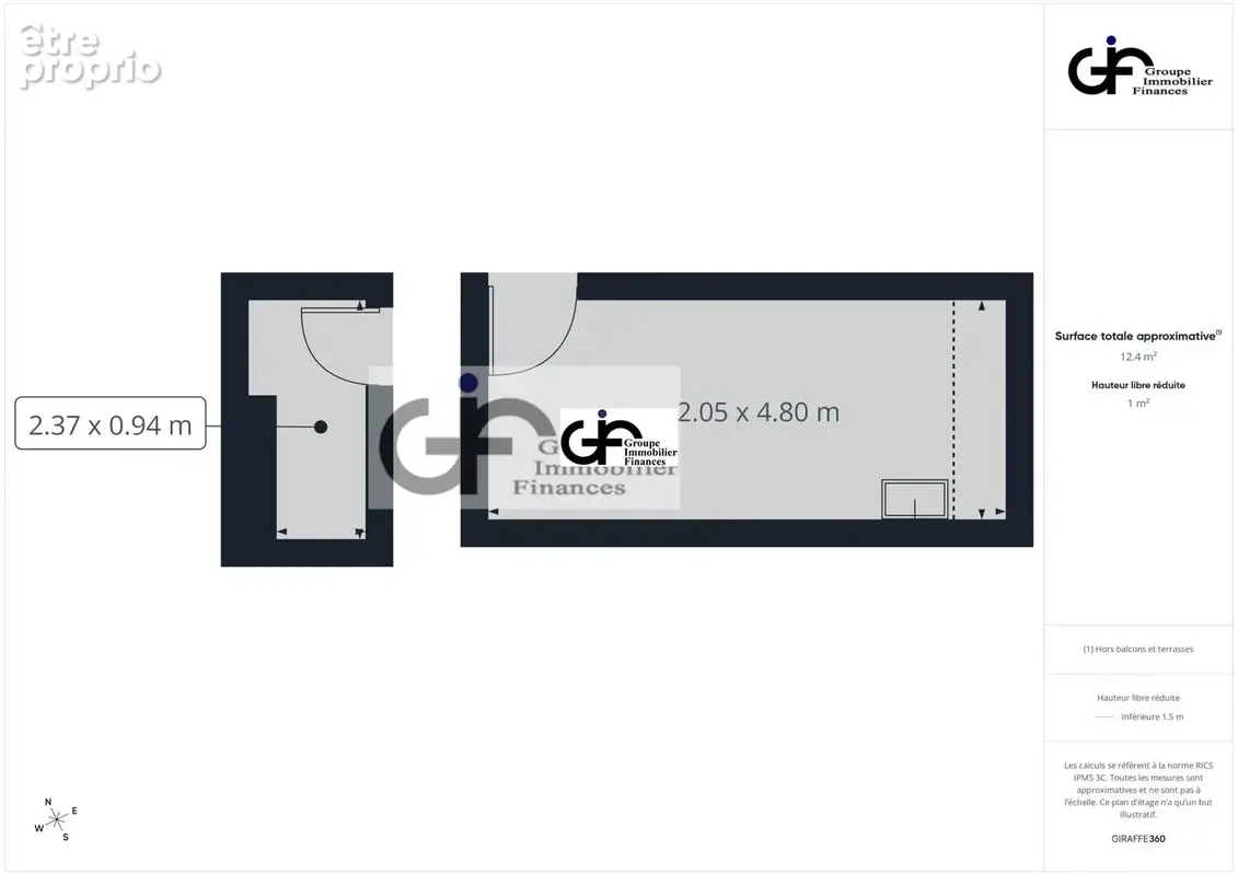 Appartement 1 pièce 9 m² à vendre à Paris-16e (75016) - photo 3
