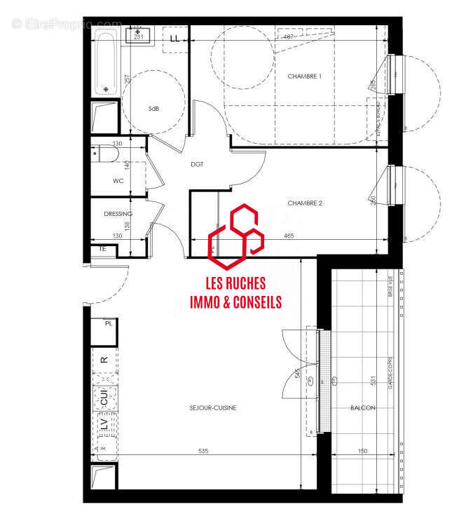 Appartement à DAMMARIE-LES-LYS