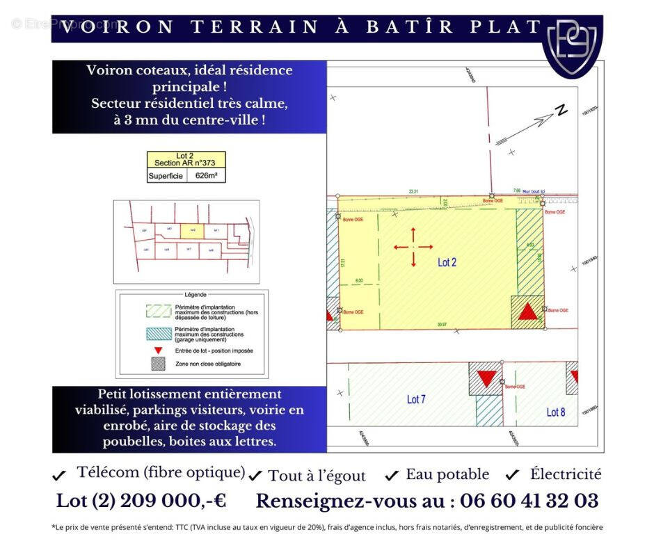 Terrain à VOIRON