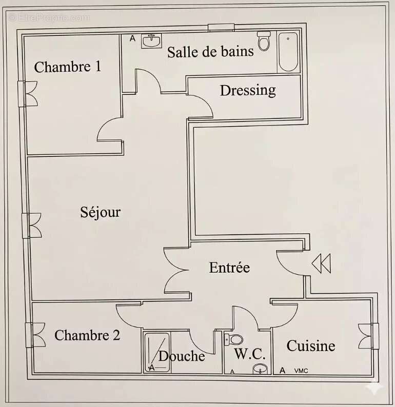Appartement à PARIS-17E