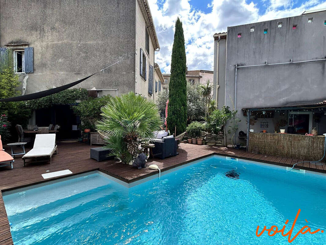 REF - INTEMPOREL - 5 min CARCASSONNE - Maison + Appartement T3 indépendant - Garage - Jardin - Piscine - photo 16