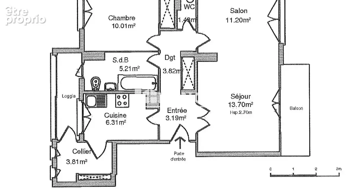 À vendre – Appartement T3 de 58 m2 avec parking – Le Pradet (83220) - photo 9