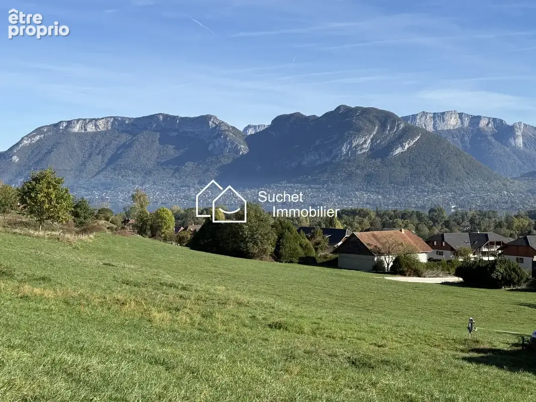 Saint-jorioz   terrain de 1 170 m2   vue lac et montagnes   environnement calme et privilégié - photo 4
