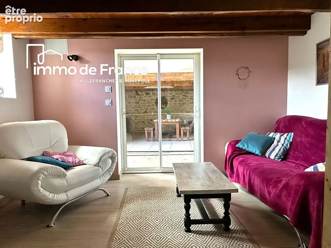 Villefranche de Rouergue, maison en pierre 2 chambres 69 m2 - photo 13