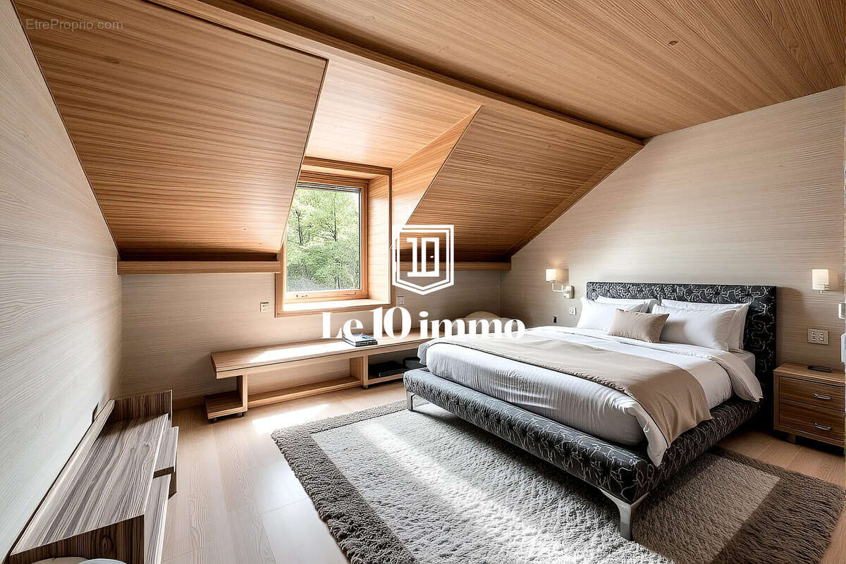 Projection chambre (Image par IA) - Maison à MONTOIR-DE-BRETAGNE