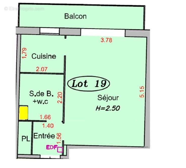 Appartement 30 m² à Dugny  - photo 8