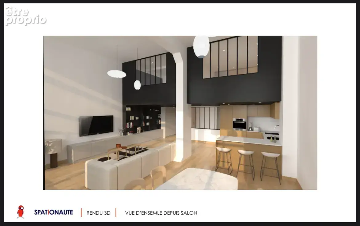 Loft d’exception de 153 m2 à roubaix   volumes, élégance et personnalisation - photo 2