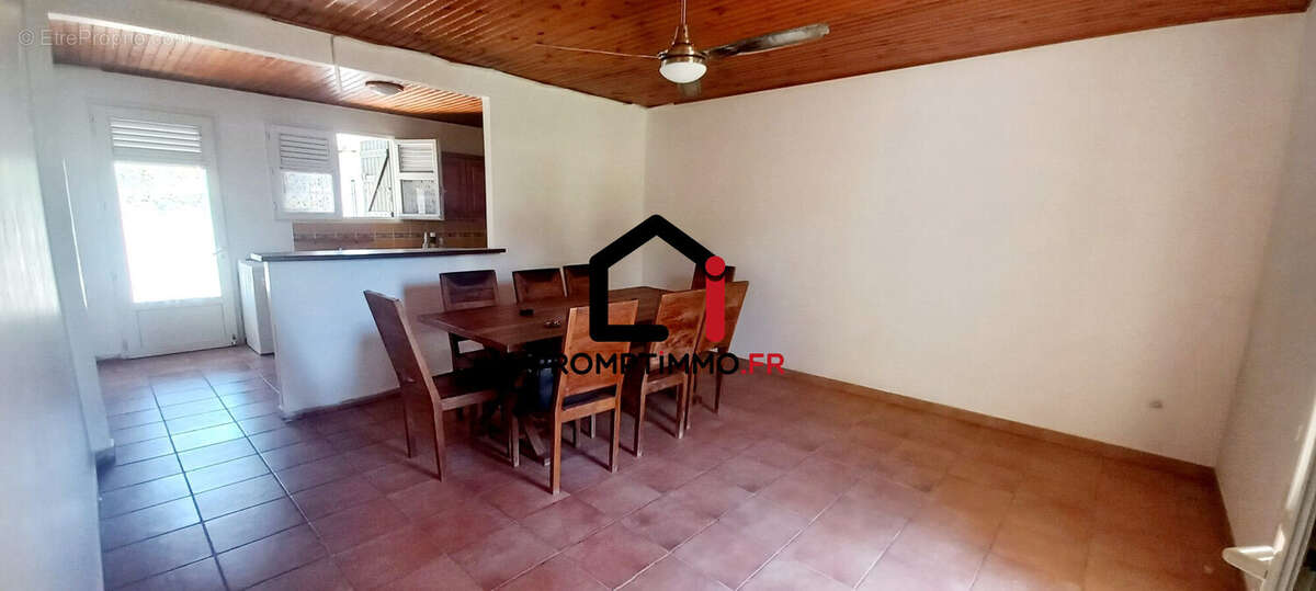 salle à manger - Maison à CASE-PILOTE