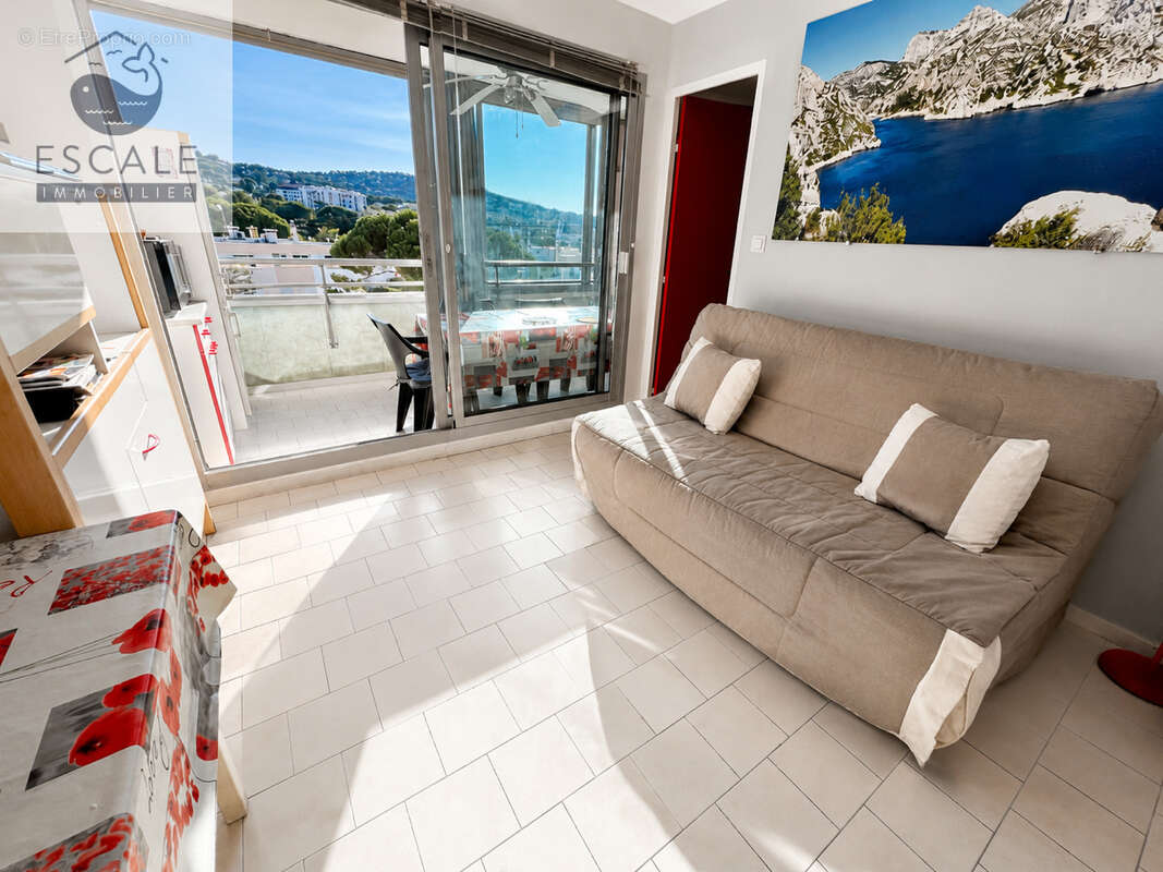 Vente studio cabine vue degagee quartier les quilles a sete - photo 8