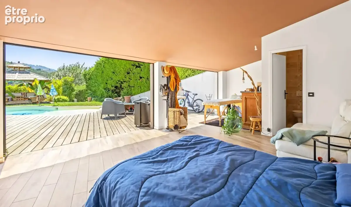 AURIBEAU/SIAGNE- VILLA 5P avec piscine, garage et appartement independant - photo 7
