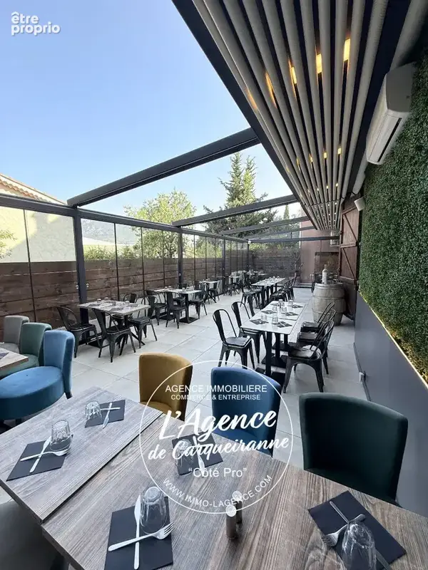 A vendre fonds de commerce restaurant 160 m2 entierement equipe avec terrasse bioclimatique au centre de la garde - photo 9