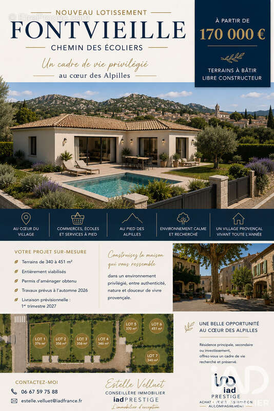 Terrain 451 m² à Fontvieille  - photo 3