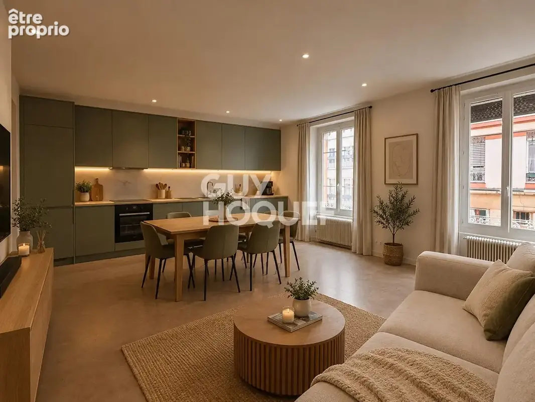 3 pièces 67 m² Bellecombe Lyon 6e - photo 1