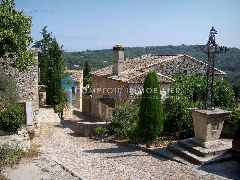 Village médiéval de la Vallée de la Cèze : Jolie Maison de village avec 2 terrasses ayant vue dominante - photo 5
