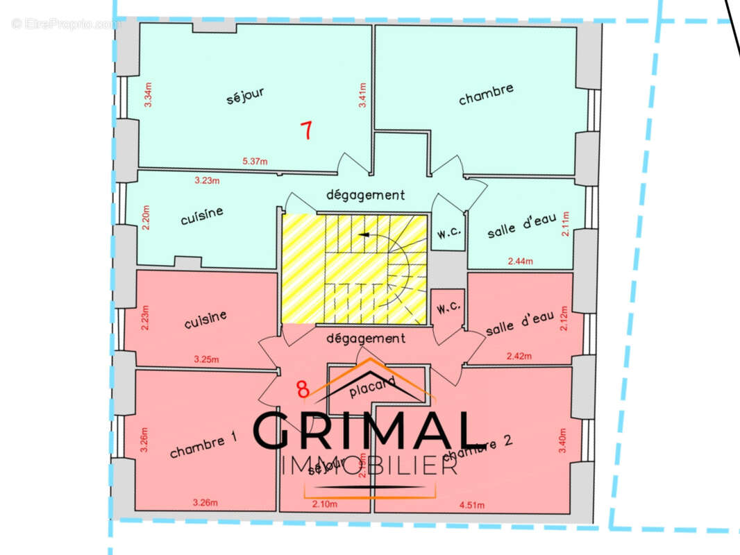 Appartement à MARSEILLE-3E