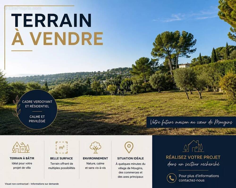 Terrain à MOUGINS