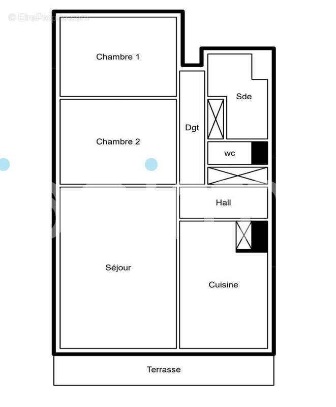 Appartement à VALLAURIS