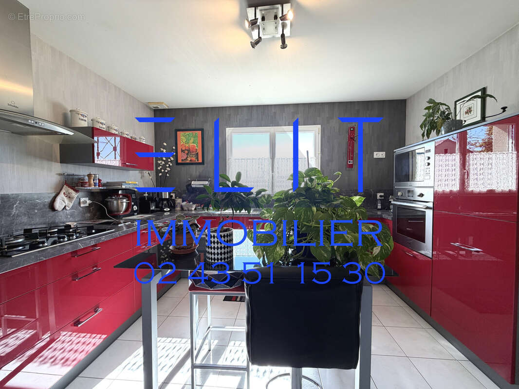 S1815  pavillon plain-pied 3 chambres jardin double garage et appartement le mans heuzé - ardriers - photo 3