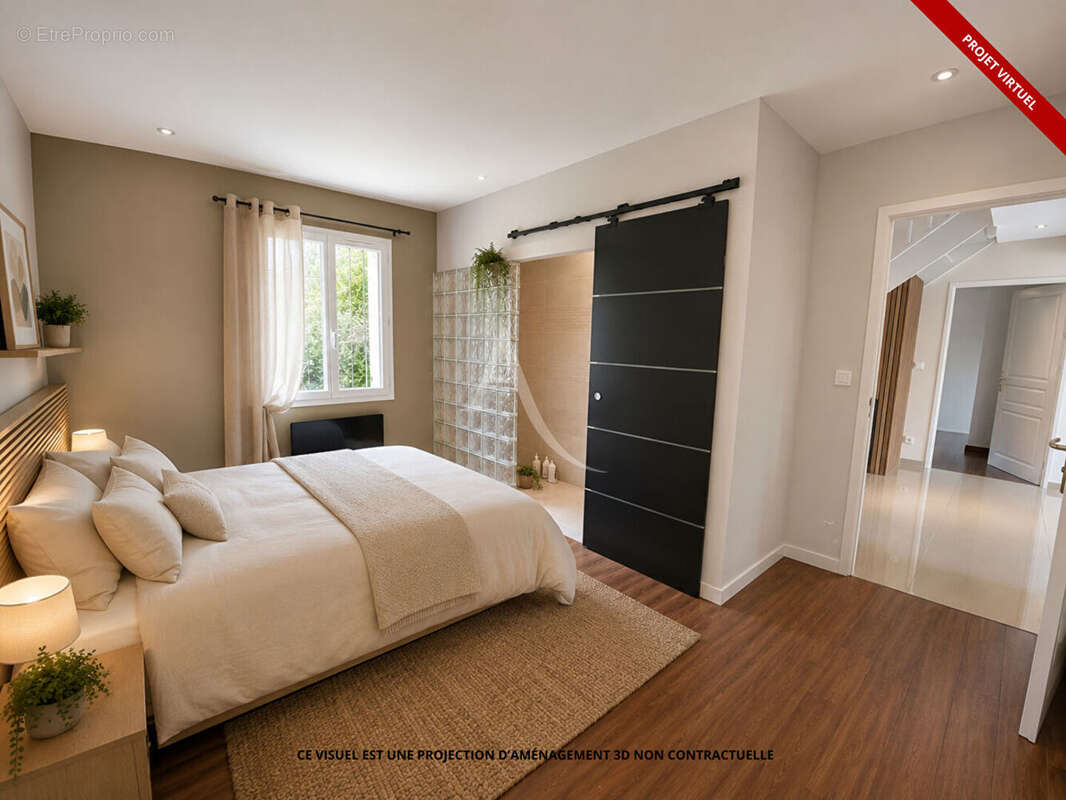 ANNET SUR MARNE : maison familiale individuelle - 7 pièces avec jardin - garage - 3 salles de bains - photo 8