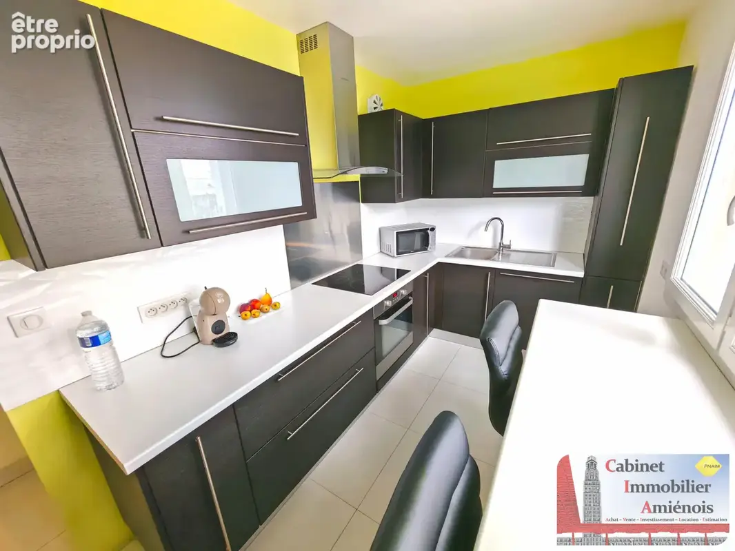 Amiens Sud, rue Saint Fuscien : Appartement 81m2 avec 2 chambres et un bureau - photo 6